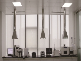 實驗室鋁扣板吊頂、原子吸收罩、手動風閥